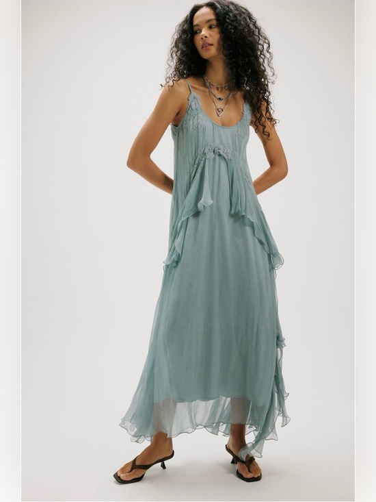 nigel preston floating angel chiffon maxi dress Free People | Dresses | Free People Nigel Preston Floating Angel Chiffon  Maxi Dress Stormy Sea
